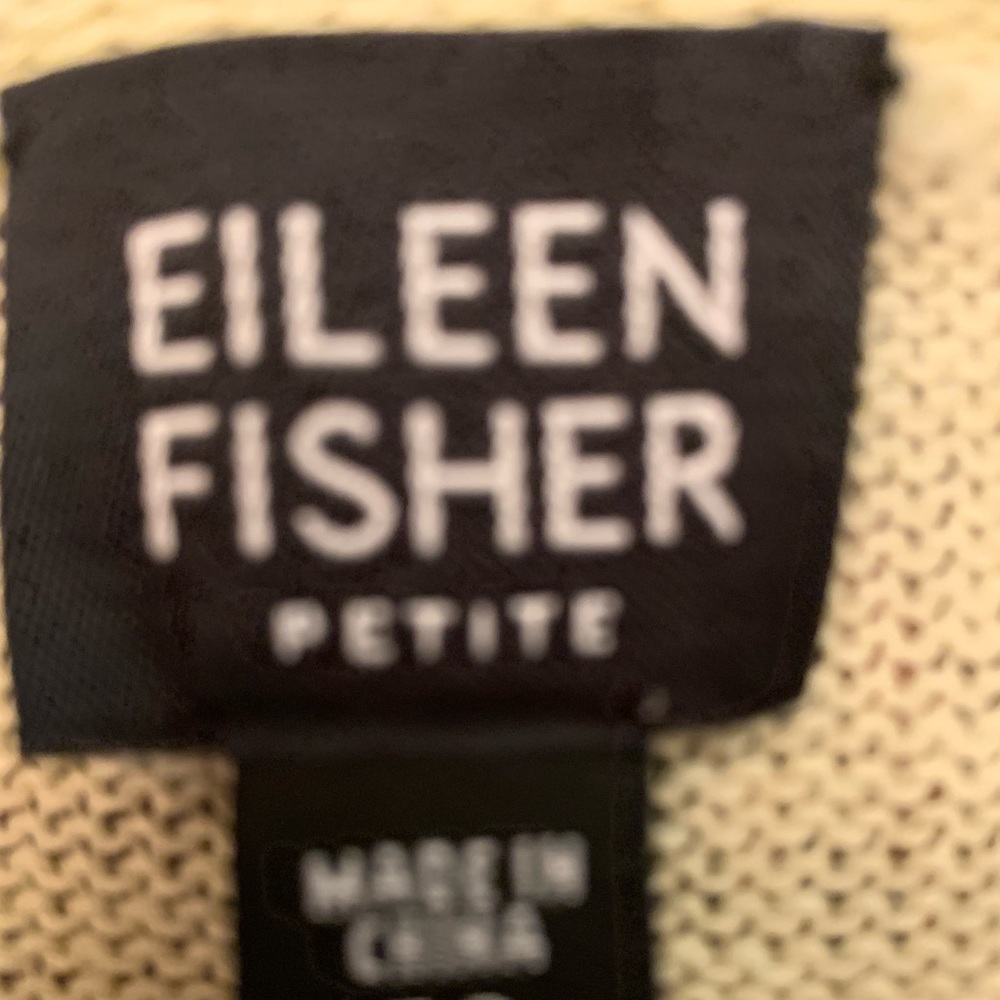 Eileen Fisher Linen Lightweight Sweater - Picture 2 of 4